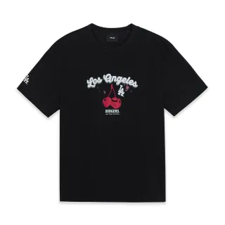 【MLB】夏季櫻桃短袖T恤 洛杉磯道奇隊 (3ATSN6063-07BKS)
