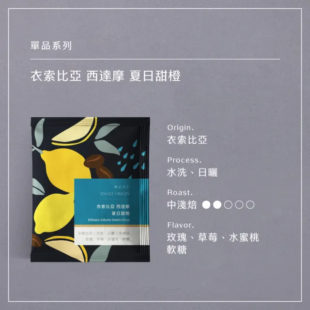 【HWC 黑沃咖啡】單品系列-濾掛咖啡x2盒_共20入(衣索比亞/瓜地馬拉/巴西/肯亞/印尼)