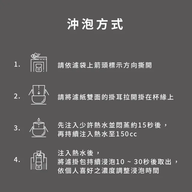 【HWC 黑沃咖啡】精品系列-濾掛咖啡10gX10入/盒(多款任選)