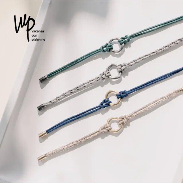 【vacanza】Plain-me聯名｜剛柔並濟 波浪環 316L醫療鋼飾品 純鋼手繩(抗過敏 情人節禮物 生日禮物 絕版品)