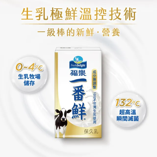 【福樂】一番鮮保久乳150mlx2箱(共48入)(中元普渡拜拜)