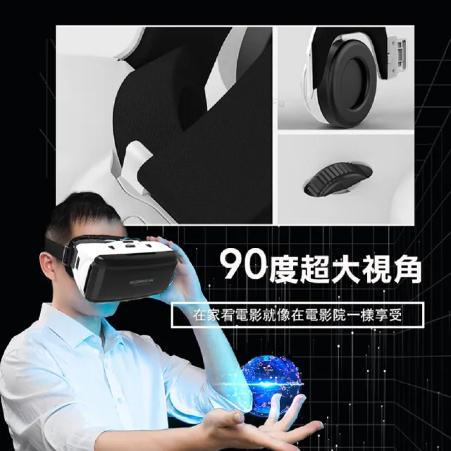 千幻VR眼鏡 虛擬實境 3D眼鏡 BOX CARDBOARD(VR眼鏡 含耳機款 加贈海量資源)