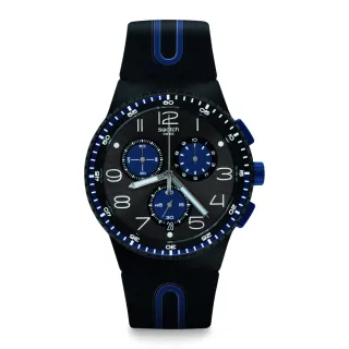 【SWATCH】KAICCO 運動手錶/男錶/女錶/瑞士製造 SUSB406(42mm)