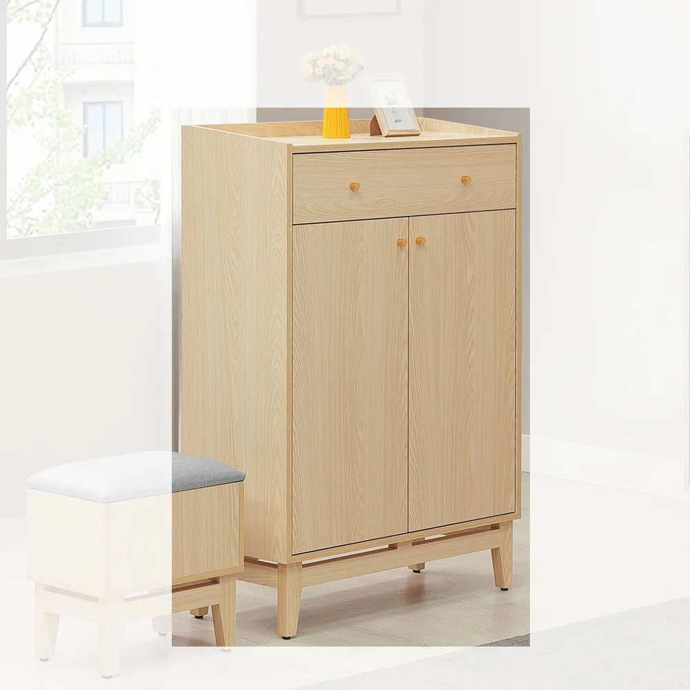 【顛覆設計】伊利喬2.7尺單抽雙門鞋櫃