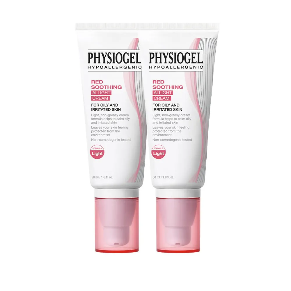 【PHYSIOGEL 潔美淨】安撫修護AI清透乳霜50ml_2入(乳霜/臉部保養)