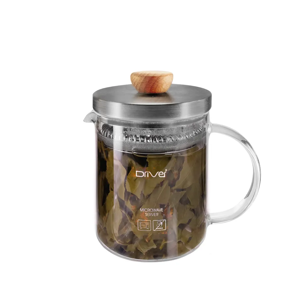 【Driver】冷熱兩用泡茶壺-400ml(茶具 茶器 熱茶壺 沏茶壺 冷水壺 冷泡茶 耐熱玻璃壺)