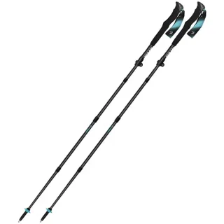 【FIZAN】ULTRAX 碳纖維折疊杖(登山杖) -1組(2支入)(健行仗/登山/徒步/高強度鋁合金)