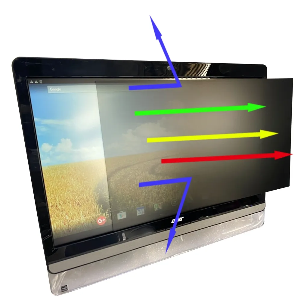 【Ezstick】23吋寬 防藍光 高清 防窺膜 防窺片(左右防窺)