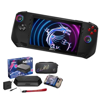 【MSI 微星】Claw 7 AI+ 7吋電競掌機(Ultra 7 258V/32G/1T SSD/W11/A2VM-043TW/全配大禮包)