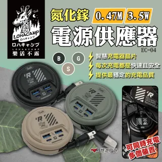 【樂活不露】氮化鎵電源供應器0.47M EC-04(悠遊戶外)