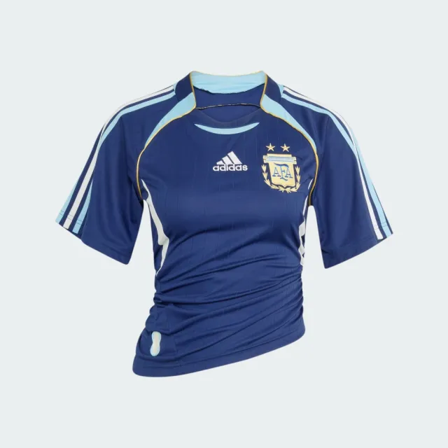 【adidas 愛迪達】世界盃 阿根廷 球迷版 短袖球衣 女 - Originals KE2289