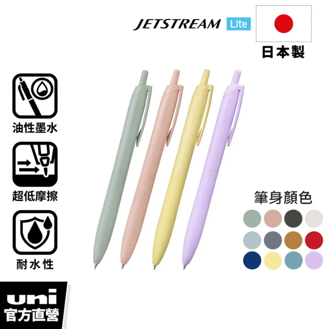 【uni】JETSTREAM Lite 輕盈感溜溜筆 SXN-LS (0.5/0.7mm)