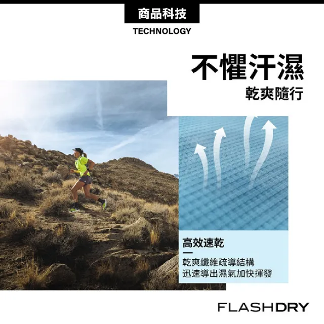 【The North Face】男 圓領排汗快乾短袖T AP《黑》8GZV/FLASHDRY/速乾短T/登山/旅遊