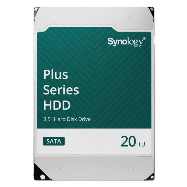 【Synology 群暉科技】搭20TBx1★DS124 1Bay NAS 網路儲存伺服器+(HAT3320-20T)