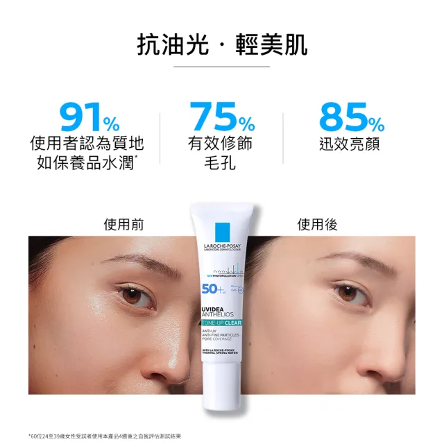 【理膚寶水】太空防曬雙入組★全護極致抗油光防曬亮白乳 UVA PRO 30ml*2_F