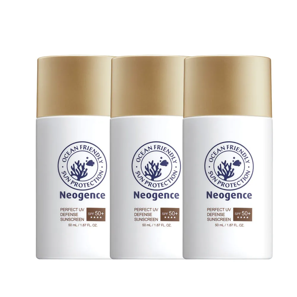 【Neogence 霓淨思】舊版 全天候極效抗陽防曬乳50ml-3入組(海洋友善)
