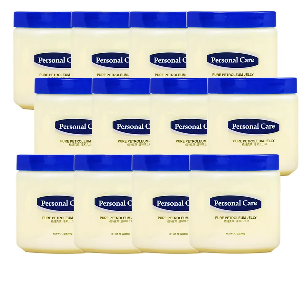 【Personal Care柏詩克萊】溫和白凡士林原味無香精369gx12(保濕滋潤乾燥)