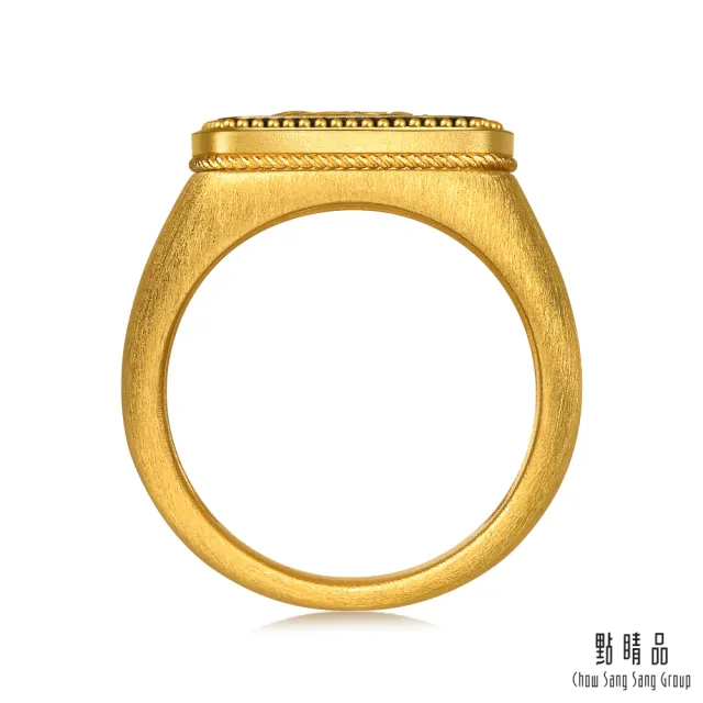 【點睛品】飛馬翱翔 黃金戒指_計價黃金(港圍21)