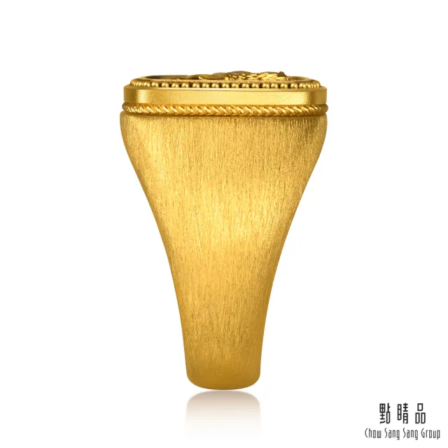 【點睛品】飛馬翱翔 黃金戒指_計價黃金(港圍21)