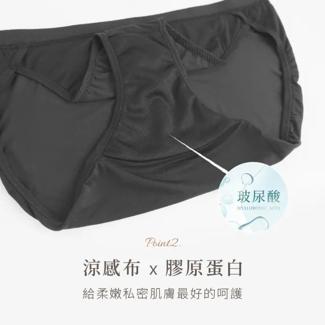 【myBRA】無可比擬 低腰涼感透氣三角褲（共三色）