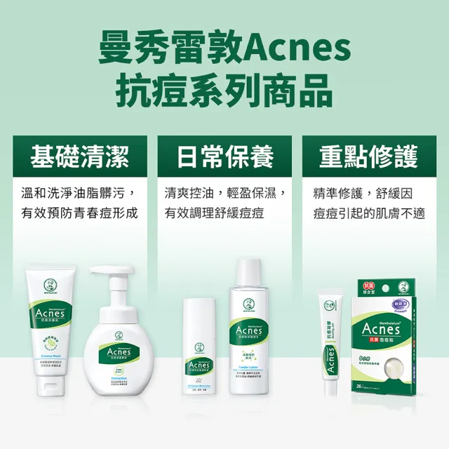 【曼秀雷敦】Acnes多效抗痘UV潤色隔離乳SPF50(30g / 2入)