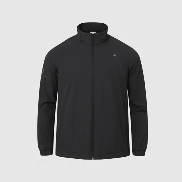 【LE COQ SPORTIF 公雞】防風外套 男款 黑色 LKX61663