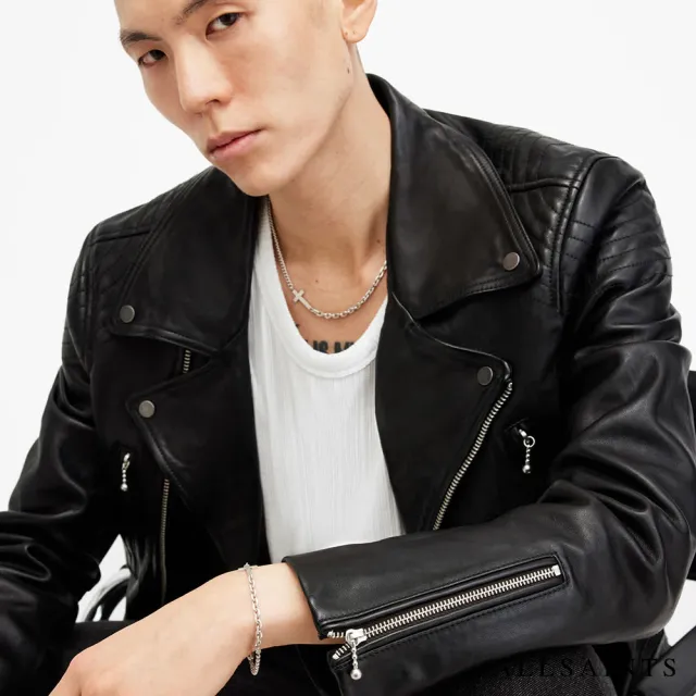 【ALLSAINTS】LAYDEN 純銀造型手鍊 M105XB