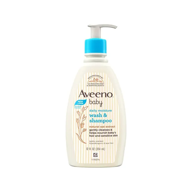 【Aveeno 艾惟諾】嬰兒燕麥沐浴洗髮露354ml(國際航空版)