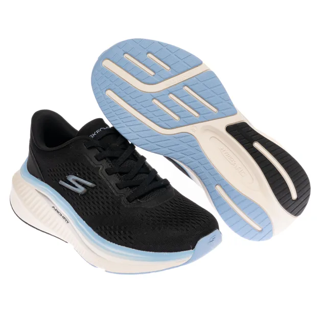 【SKECHERS】女鞋 健走系列 健走鞋 GO WALK MAX CUSHIONING ARCH FIT 寬楦款 (125581WBKBL)