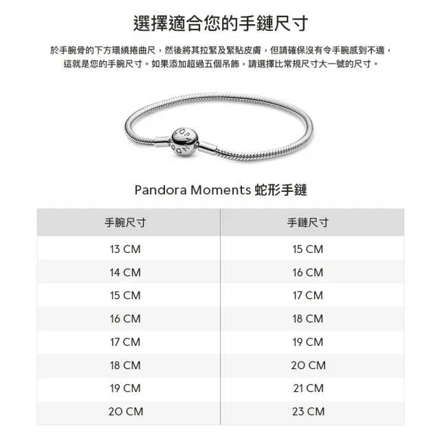 【Pandora 潘多拉】Pandora Moments 無限璀璨愛意蛇形手鏈