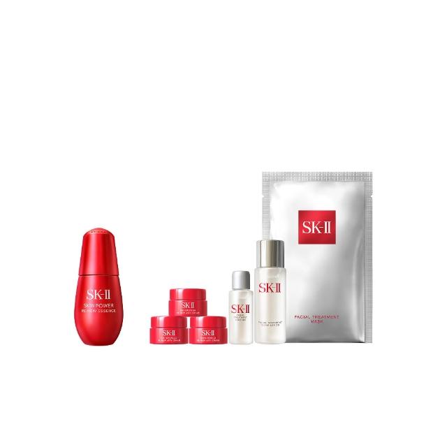 SK-II 肌源賦能煥顏精華75ml 是專櫃級保養精華，適合各種膚質使用。主要針對臉部與眼部，提供肌膚深度修復與賦能，改善肌膚暗沉與細紋，讓肌膚煥發健康光采。使用後如有異常現象請暫停使用並請教醫生。商品一經拆封使用或毀損恕不接受退貨，請依照商品組合、配件贈品與外包裝之完整申請退貨。
