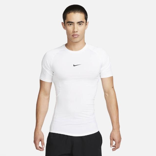 【NIKE 耐吉】短袖上衣 男 AS M NP DF TIGHT TOP SS 運動 休閒 緊身 Dri-FIT 白 (FB7933100)