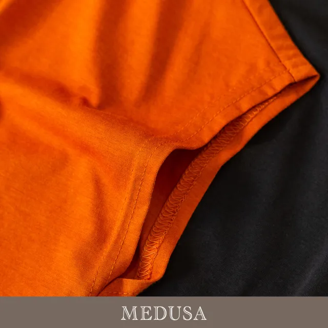 【MEDUSA 曼度莎】現貨-Wild 豹紋字母抽繩短版T恤 - 2色（M-L）｜蠶絲混紡 短版T恤 休閒上衣