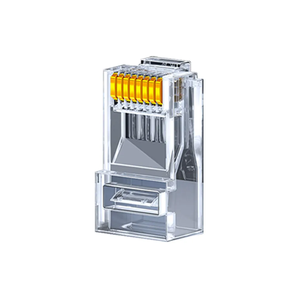 【山澤】Cat.6 1000Mbps 8P8C網路水晶頭/RJ45網路頭 30入
