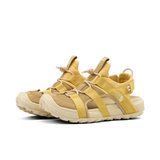 【The North Face】TNF 休閒 運動 抽繩扣抓地休閒涼鞋 W EXPLORE CAMP SHANDAL 女 黃 (NF0A8ADQMIJ)