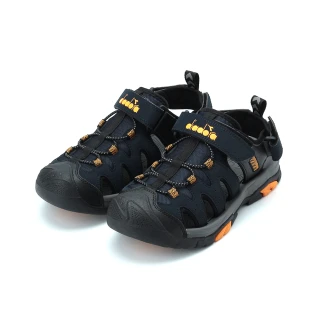 【DIADORA】DIADORA 山野叢林 魔鬼氈護趾運動涼鞋 藍 DA73758 男鞋
