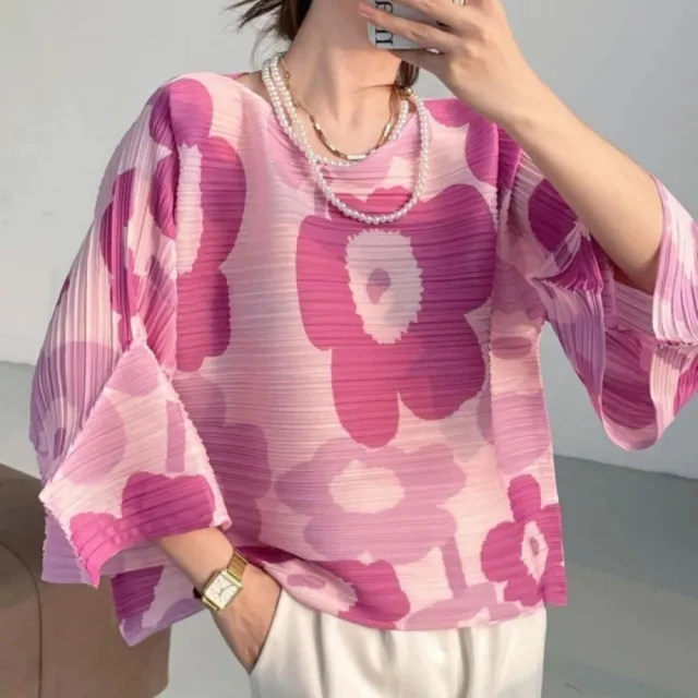 【巴黎精品】極速出貨 三宅風皺褶衣服褶皺外套高級摺衣彈力女裝顯瘦折衣大碼(寬鬆防曬女外套多款a1jb6)