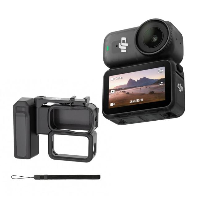 【DJI】OSMO NANO 標準套裝 運動相機 公司貨-128GB版本 街拍保護框握把套組