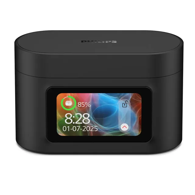 【Philips 飛利浦】TAT6000 PRO 智能觸控螢幕藍牙耳機(把你聽見的全面升級全境聆聽)