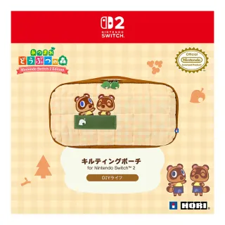 【HORI】預購7-8月到貨暫定★NS2 Switch2 中容量泡芙包《動物森友會》狸克 DIY生活（NSX-159）
