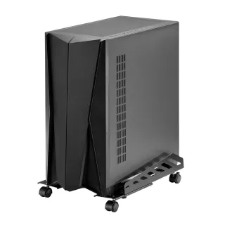 【FUNTE】電動升降桌專用｜重型伸縮移動式主機架
