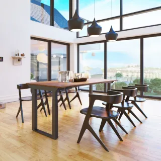【FUNTE】Force 大型電動升降桌/纖維板 180x80cm 八色可選(辦公桌 電腦桌 工作桌 主管桌 餐桌)