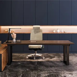 【FUNTE】Force 大型電動升降桌/纖維板 180x80cm 八色可選(辦公桌 電腦桌 工作桌 主管桌 餐桌)