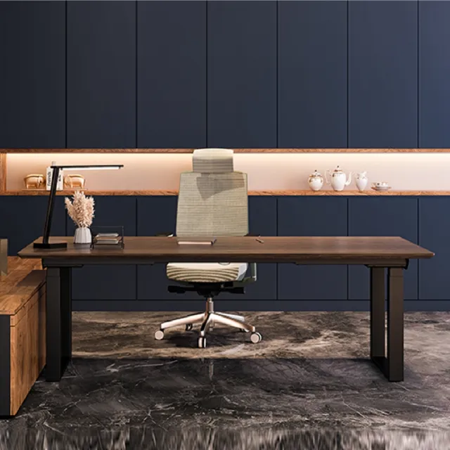 【FUNTE】Force 大型電動升降桌/纖維板 160x90cm 八色可選(辦公桌 電腦桌 工作桌 主管桌 餐桌)