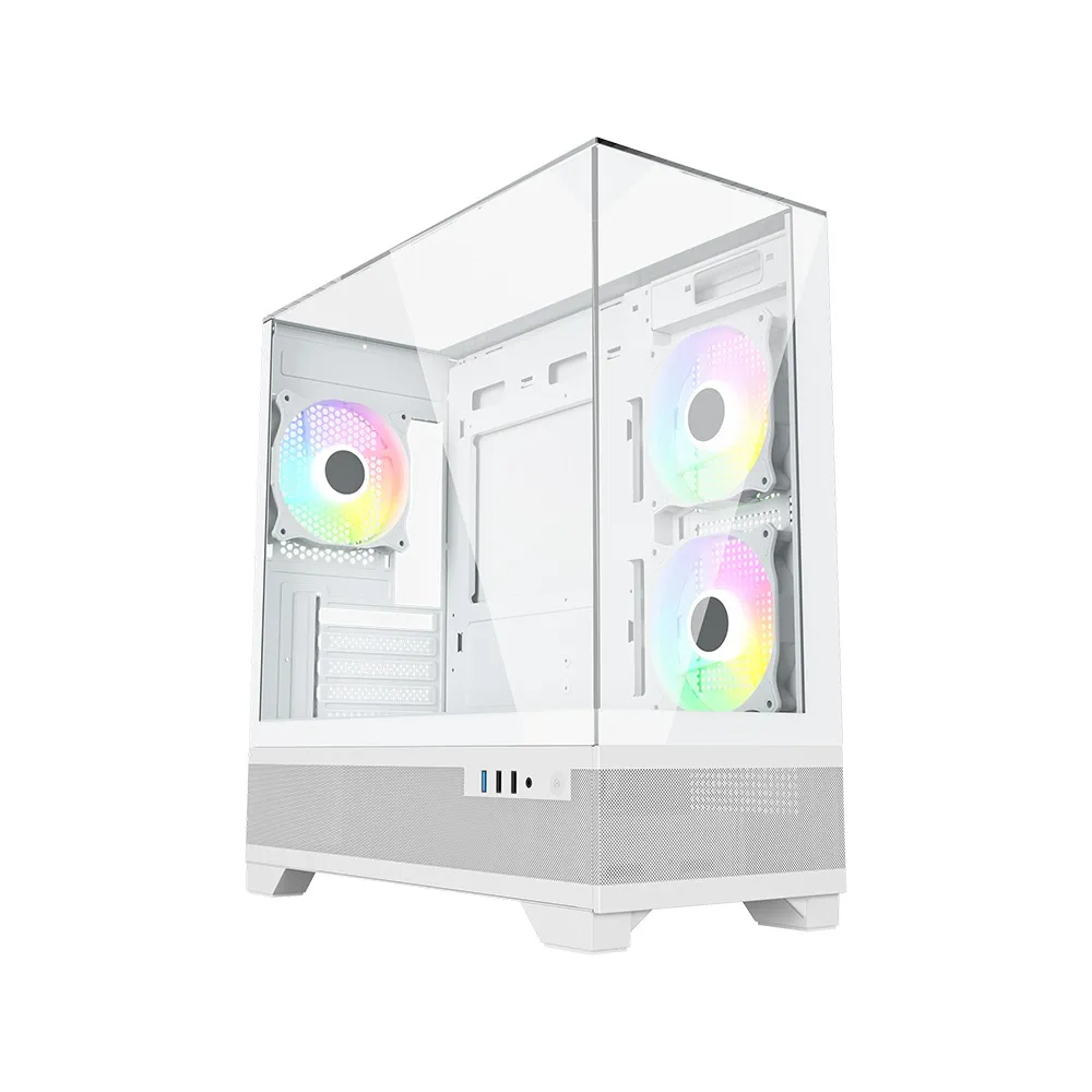 【技嘉平台】R5四核GeForce RTX 3050{星光J34C}電競電腦(R5-3400G/A520/32G/1TB)
