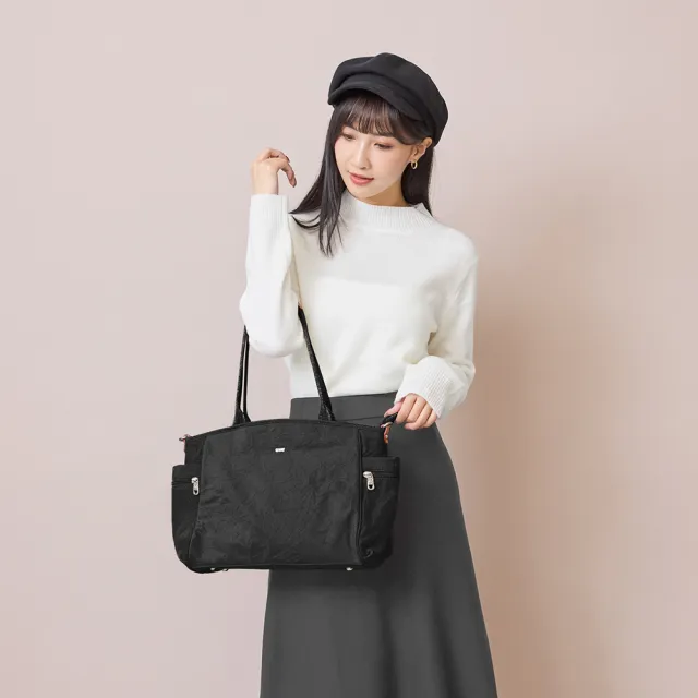 【OMC】雙11 輕盈紙感氣質女王三層通勤托特包33588(共5色)