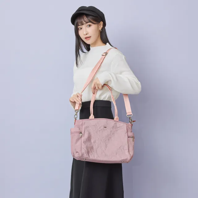 【OMC】雙11 輕盈紙感氣質女王三層通勤托特包33588(共5色)