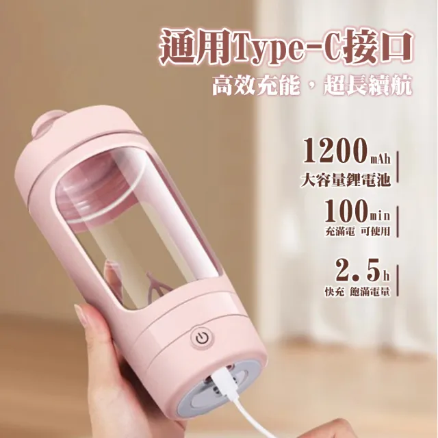 【TAI LI 太力】2入組 心悅自動攪拌杯 630ml 咖啡杯 搖搖杯 蛋白粉杯 隨行杯 保溫杯 禮物 攪拌杯