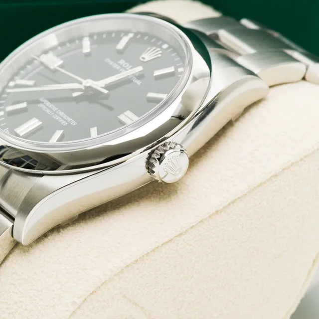 【ROLEX 勞力士】Oyster Perpetual 36 腕錶(黑色錶面)