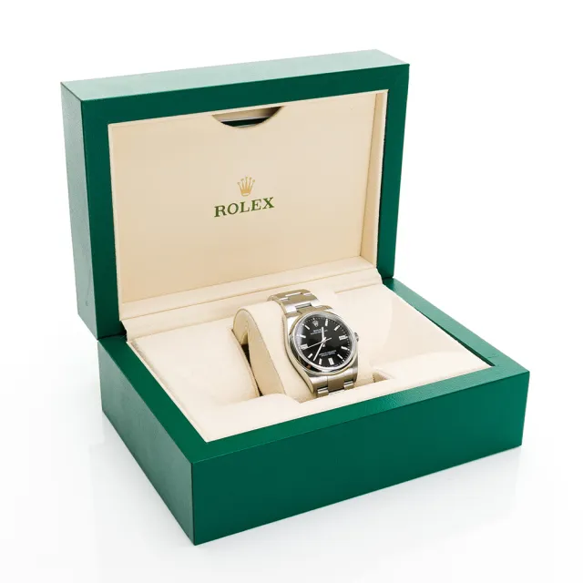 【ROLEX 勞力士】Oyster Perpetual 36 腕錶(黑色錶面)